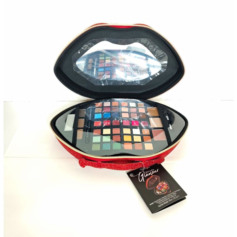 GIORIDANO Colors Ultimate Glamour Makeup Set Matte Shimmer Zip Case